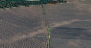 Предполагаемое место падения крылатой ракеты в Молдове