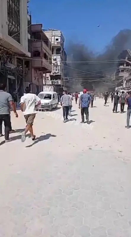 Видео атакованного джипа сразу после удара