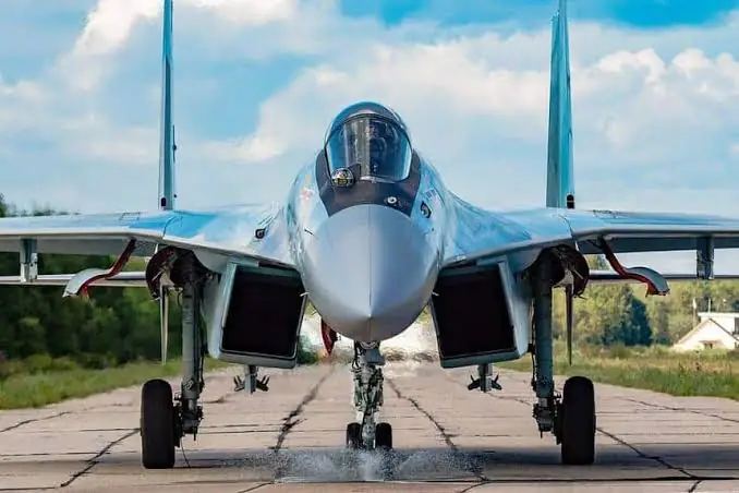 Крушение двух истребителей Су-35 в Курской области