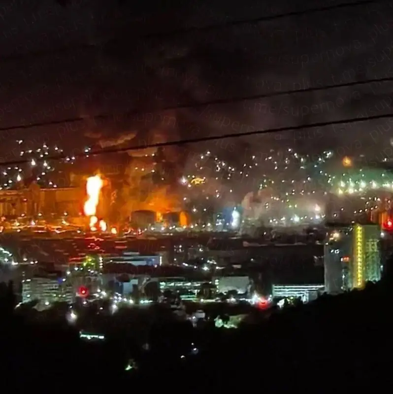 Атака беспилотников на Новороссийск