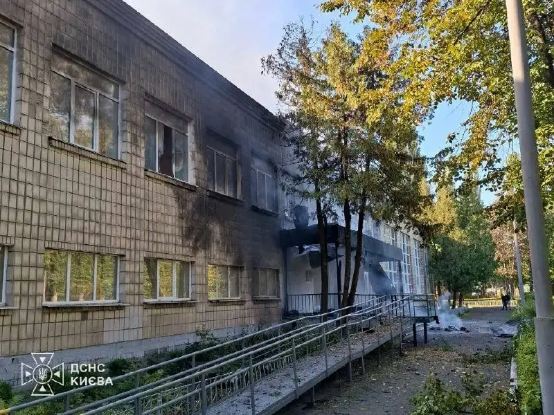 Российские дроны повредили соцобъекты в Киеве за сутки