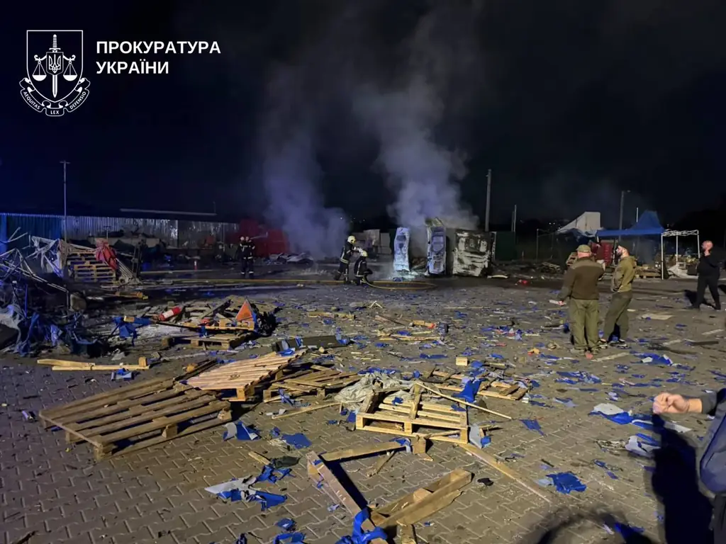 Удар по рынку под Киевом привел к гибели людей
