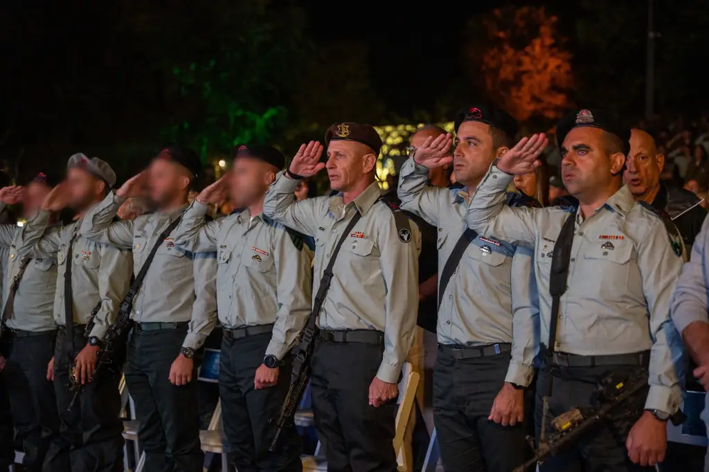 Церемония памяти павших воинов бригады «Барак»