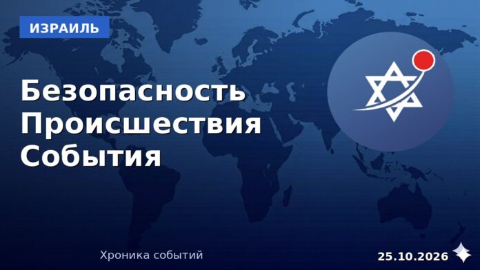 Хроника событий в Израиле — 25 октября 2026, maksnews.com