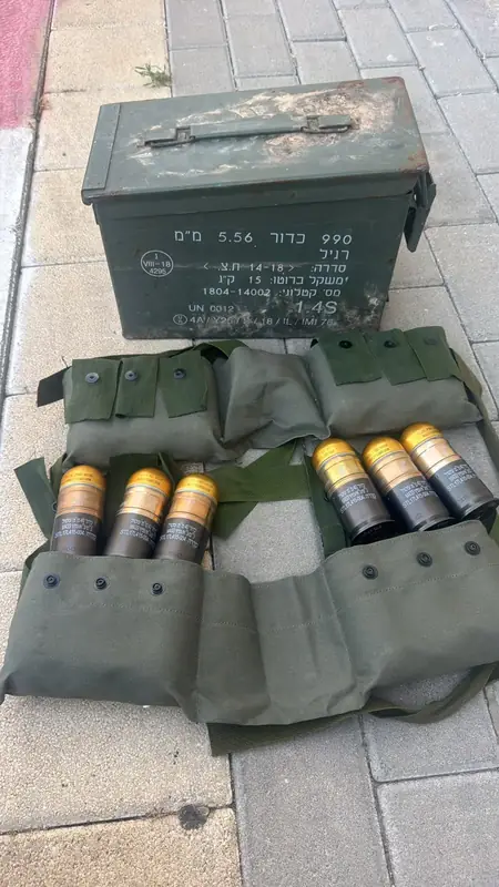 Бойцы МАГАВ обнаружили тайник с 12 гранатами и боеприпасами возле Ярки